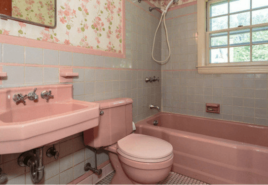 pink bathroom